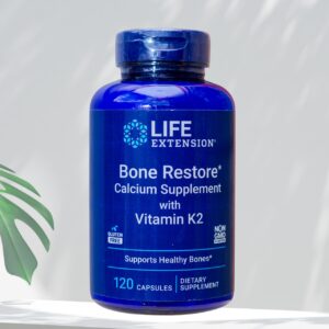 Life Extension Bone Restore Calcium with Vitamin K2