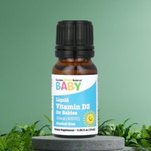 California Gold Nutrition, Baby Vitamin D3 Drops, 10 mcg (400IU), 10 ml - 300 Servings
