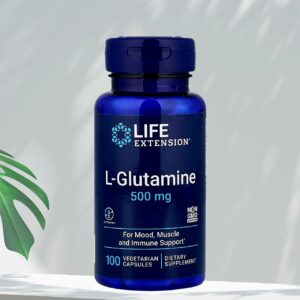 Life Extension, L-Glutamine, 500 mg, 100 Capsules