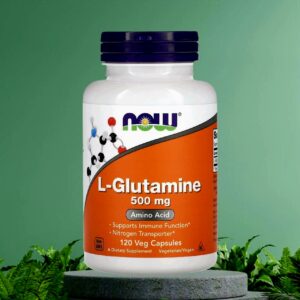NOW Foods L-Glutamine, 500 mg, 120 Veg Capsules